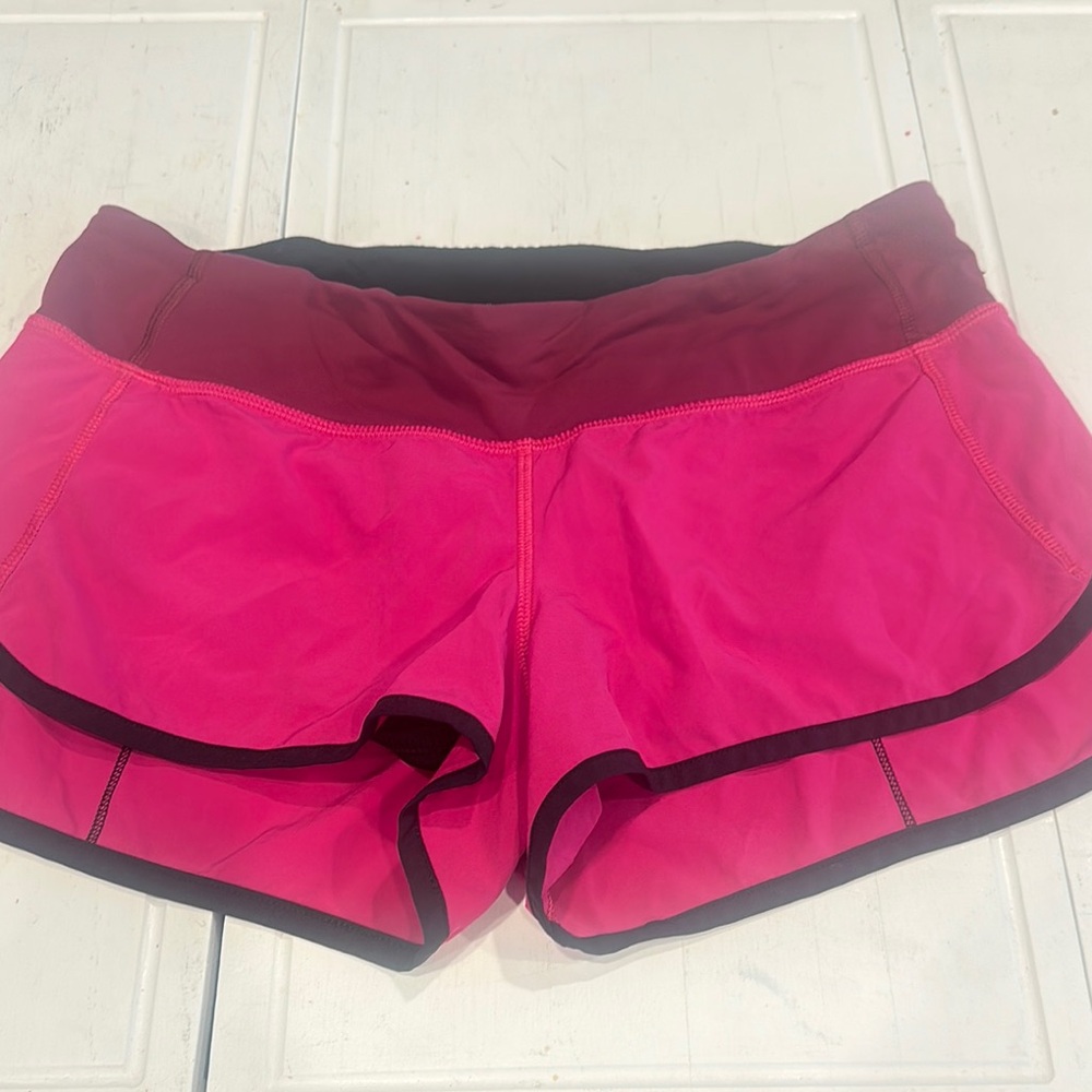 Lululemon Athletica Pink Speed Up Shorts